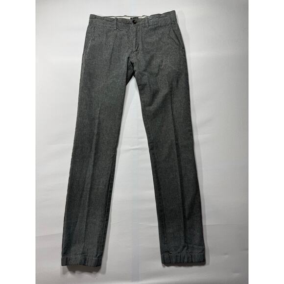 J. Crew Men's Style 484 Slim Tapered Leg Gray Chino Pants - Size 30x32 - Picture 1 of 7